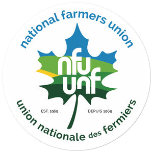 NFU Vinyl Stickers - Logo with Name