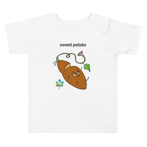 T-shirt pour tout-petit à la patate douce